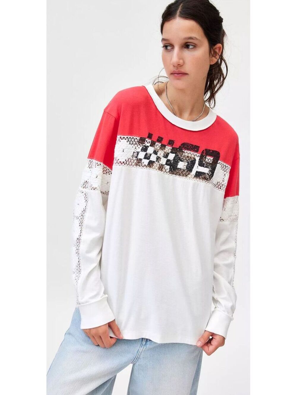 (SMALL) NWOT URBAN OUTFITTERS BDG GRAHAM SPLICED GRAPHIC TEE